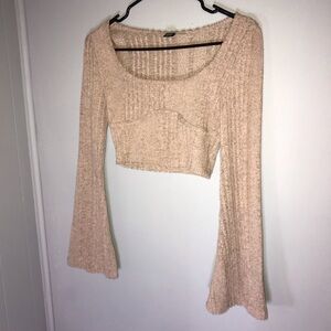 Long sleeve crop top